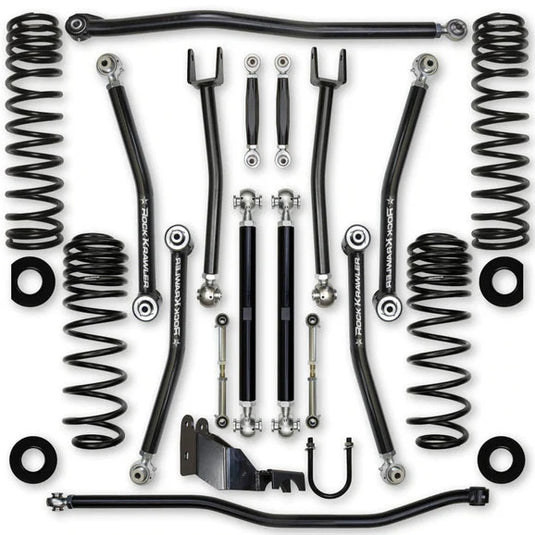 Rock Krawler 3.5in X Factor No Limits System for 18-24 Jeep Wrangler JL 2-Door