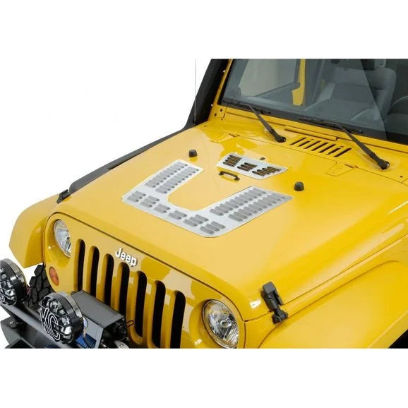 HyLine OffRoad Louvered Hood Panel Kit for 07-13 Jeep Wrangler JK