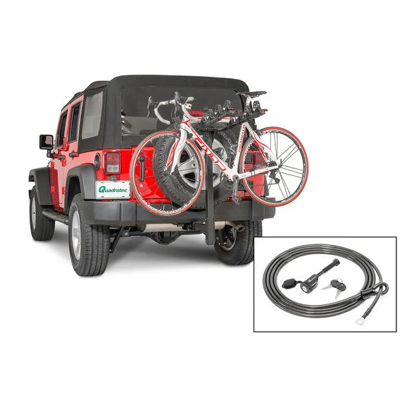 Quadratec 4 Bike Folding Bike Rack for 2