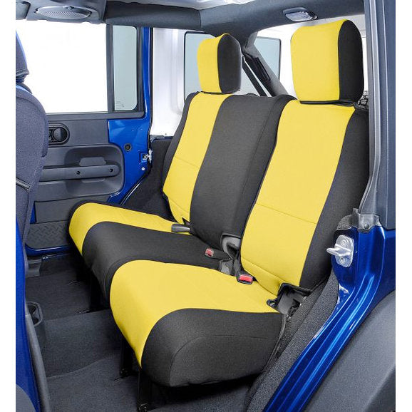 Load image into Gallery viewer, Coverking Custom Rear Seat Covers for 13-18 Jeep Wrangler Unlimited JK 4 Door
