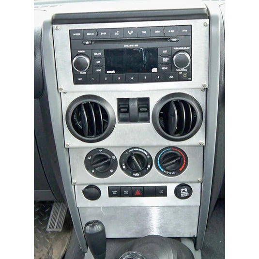 Warrior Products Dash Panel Overlay for 07-08 Jeep Wrangler JK 2 Door with Power Windows