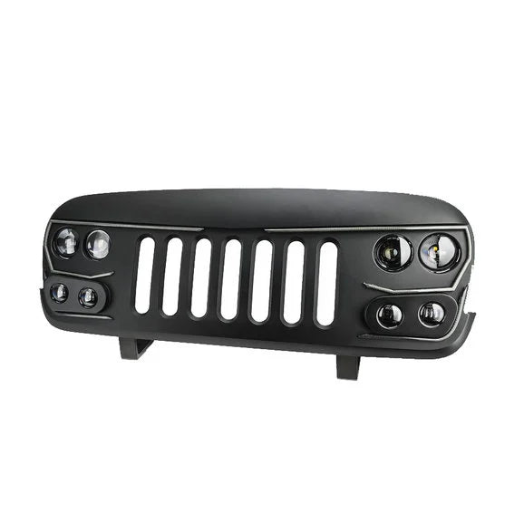 Load image into Gallery viewer, Oracle Lighting 5817-PRO VECTOR PRO-Series Full LED Grille for 07-18 Jeep Wrangler JK
