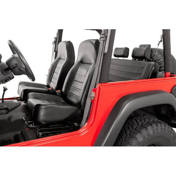 Load image into Gallery viewer, Quadratec Heritage Premium Front Seats for 76-06 Jeep CJs and Wranglers
