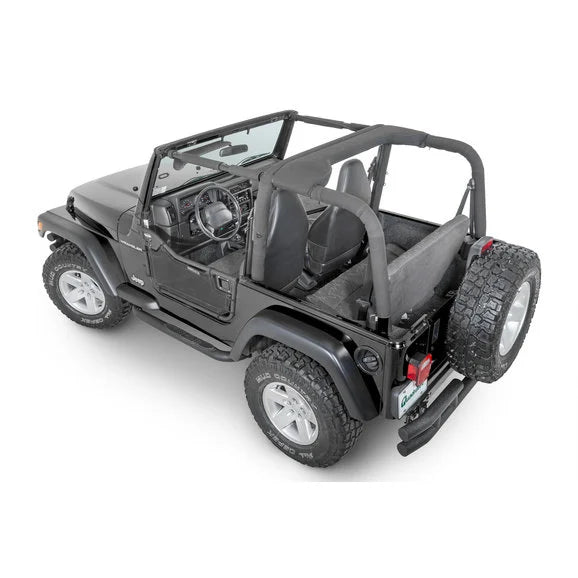 Load image into Gallery viewer, SpiderWebShade ShadeSkins for 97-06 Jeep Wrangler TJ with Rancho Tubular Doors
