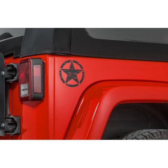 Load image into Gallery viewer, Mopar &quot;Star&quot; Rear Quarter Decal for Jeep Vehicles
