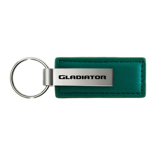 Automotive Gold Leather Gladiator Keychain