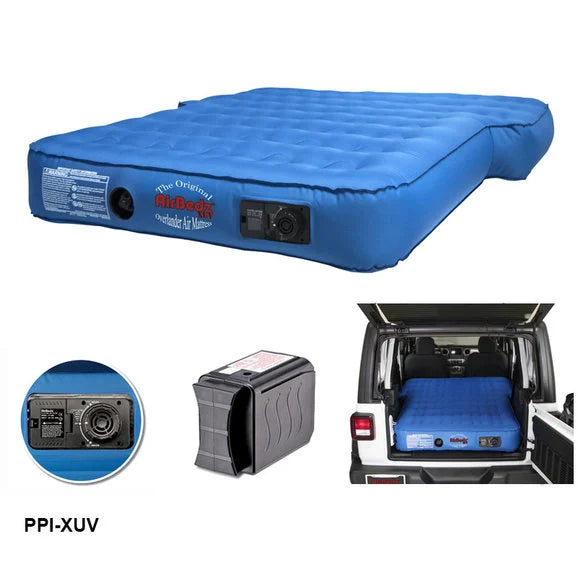 Load image into Gallery viewer, Rightline Gear 4x4 SUV Tent  SUV Tent with Airbedz Mattress in Blue
