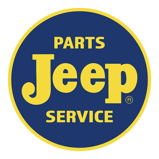 Jeep Merchandise 4" Jeep Logo Circle Jeep Sticker