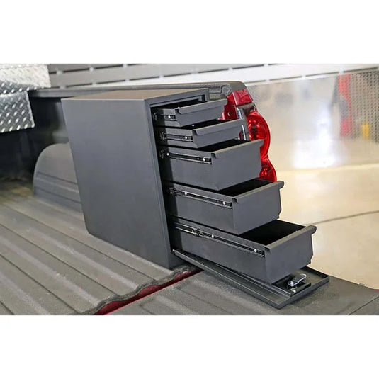 Dee Zee DZ95D Steel Wheel Well Tool Box with Slideout Drawers for 2020 Jeep Gladiator JT