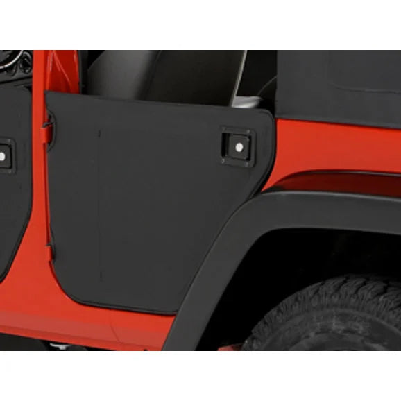 Bestop 53041-35 Rear Half Doors in Black Diamond for 07-18 Jeep Wrangler Unlimited JK 4 Door