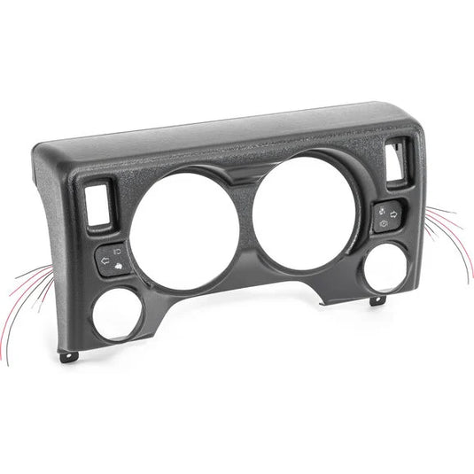 Gauge Works 90010 4 Gauge Direct Fit Dash Panel for 97-06 Jeep Wrangler TJ