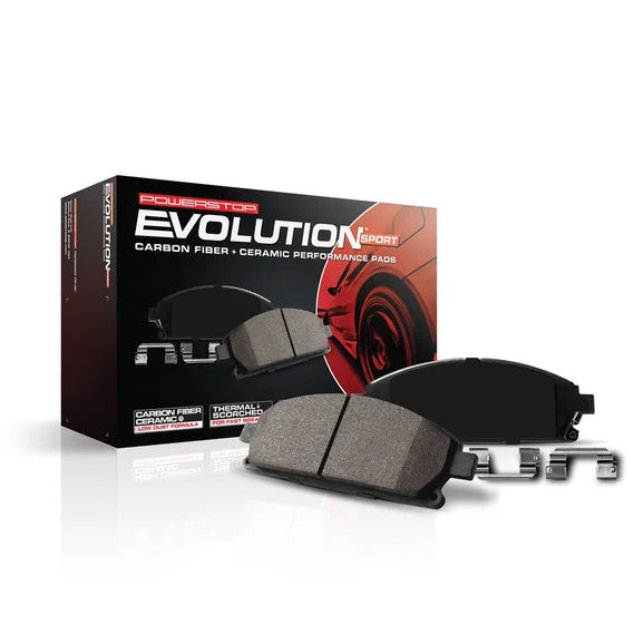 Power Stop Z23-6006 Z23 Evolution Sport Front Brake Pad Kit for 18-19 Jeep Grand Cherokee Trackhawk