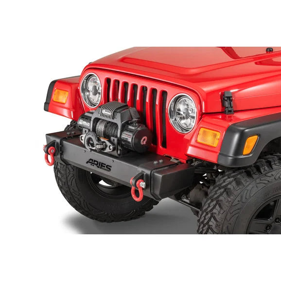 Aries 2156001 TrailCrusher Front Bumper for 97-06 Jeep Wrangler TJ