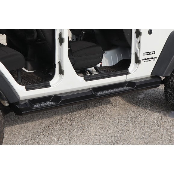 Load image into Gallery viewer, LoD Offroad JRS0761 Armor Lite RockSliders for 07-18 Jeep Wrangler JK Unlimited 4-Door
