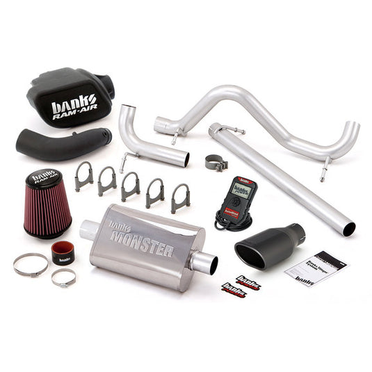 Banks Power Stinger Exhaust System with AutoMind Programmer for 07-11 Jeep Wrangler Wrangler JK 2 Door with 3.8L