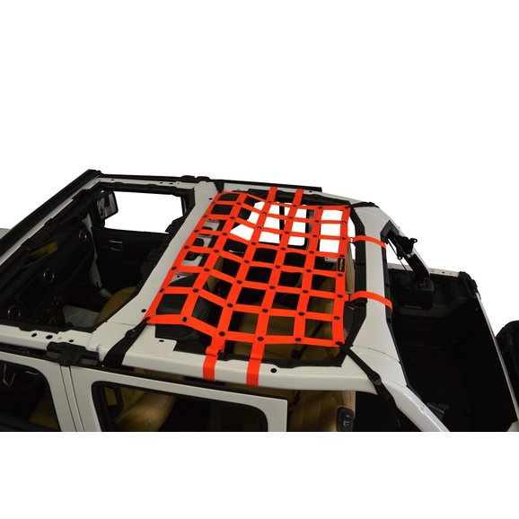 Load image into Gallery viewer, Dirtydog 4X4 Rear Seat Netting for 18-20 Jeep Wrangler JL Unlimited
