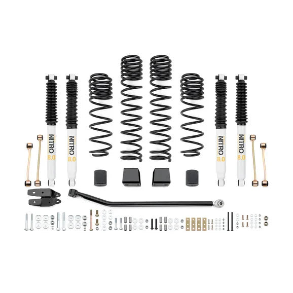 Load image into Gallery viewer, Quadratec Maximum Duty 3.5&quot; Coil Spring Suspension Lift Kit for 18-23 Jeep Wrangler JL Unlimited 4-Door
