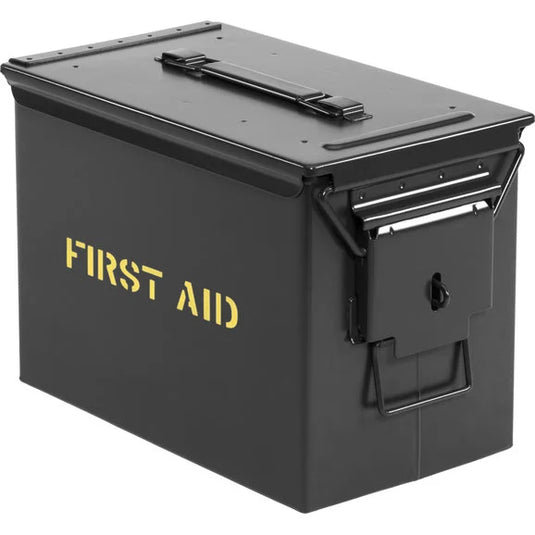 Quadratec Fat Fifty Black Locking Ammo Storage Can