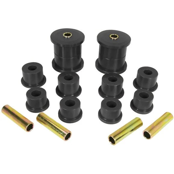 Prothane 1-1007-BL Spring & Shackle Bushing Kit in Black for 84-99 Jeep Cherokee XJ