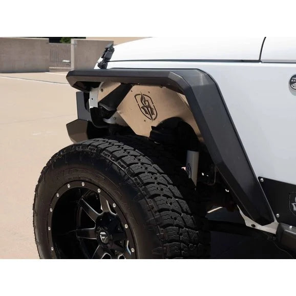 Load image into Gallery viewer, Road Armor Stealth Steel Fender Flares for 07-18 Jeep Wrangler JK
