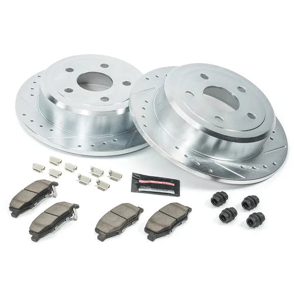 Load image into Gallery viewer, Power Stop K2798-36 Front &amp; Rear Z36 Extreme Performance Brake Kit for 07-18 Jeep Wrangler JK
