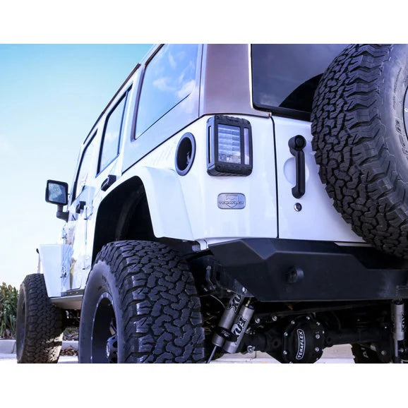 Load image into Gallery viewer, Teraflex 4798000 License Plate Delete Badge for 07-18 Jeep Wrangler JK
