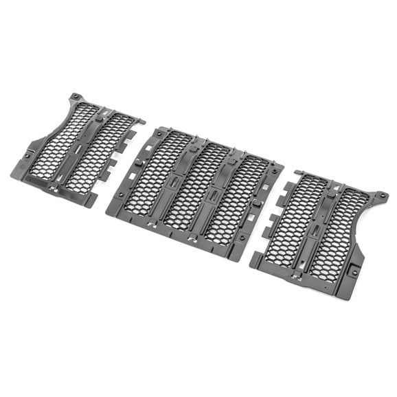 Load image into Gallery viewer, Mopar 3 Piece Grille Insert Set for 18-21 Jeep Wrangler JL
