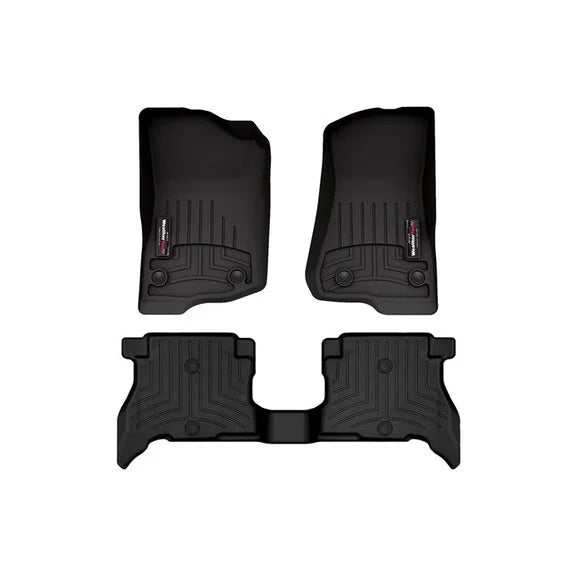 WeatherTech 441313-1-5 DigitalFit Front & Rear Floor Liners for 21-23 Jeep Wrangler JL Unlimited 4-Door 4Xe