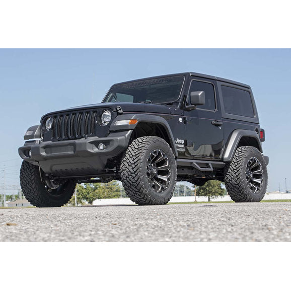 Load image into Gallery viewer, Rough Country 90761 Contoured Drop Steps for 18-24 Jeep Wrangler JL
