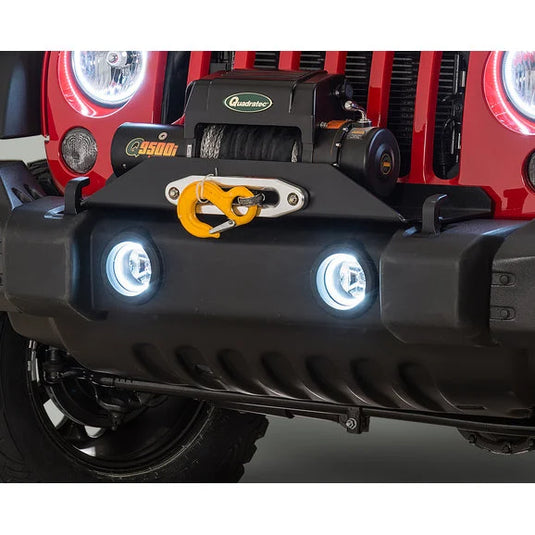 Oracle Lighting Fog Light Kit with Halo Rings for 07-18 Jeep Wrangler JK