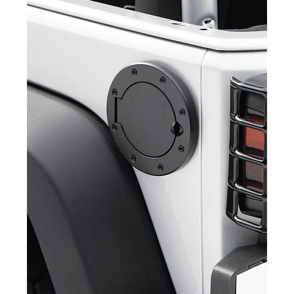 Load image into Gallery viewer, Rugged Ridge Aluminum Fuel Door for 07-18 Jeep Wrangler JK
