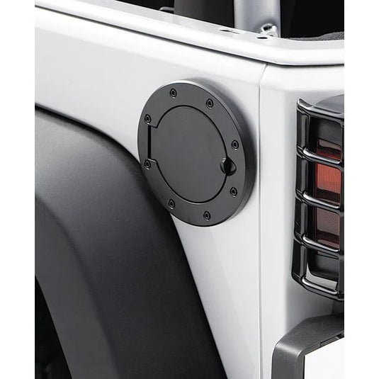 Rugged Ridge Aluminum Fuel Door for 07-18 Jeep Wrangler JK