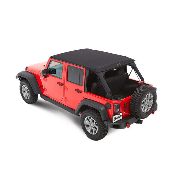 Load image into Gallery viewer, Bestop Jeep Logo Trektop Soft Top for 07-18 Jeep Wrangler JK Unlimited 4-Door
