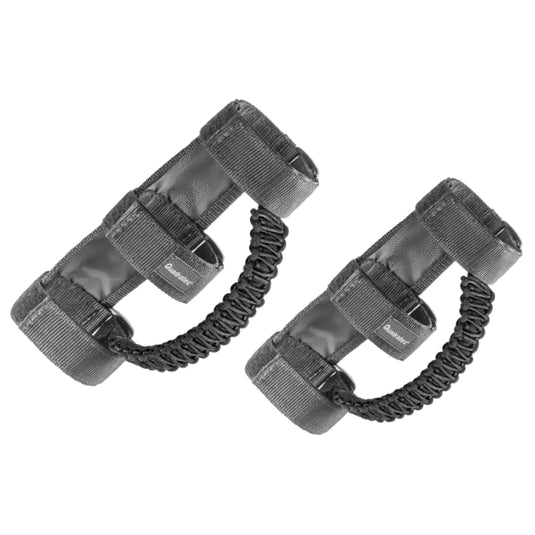 Quadratec 550 Paracord Front Grab Handle Pair for 97-23 Jeep Wrangler JL, JT, JK & TJ