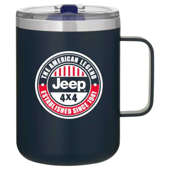 Load image into Gallery viewer, Jeep Merchandise Jeep American Legend Powder Coated Camper Mug-16oz
