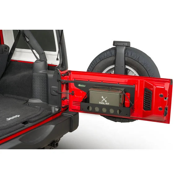 Load image into Gallery viewer, Quadratec Tailgate Cargo Shelf for 07-18 Jeep Wrangler JK
