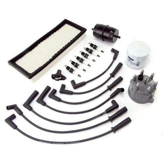 OMIX 17256.03 Ignition Tune Up Kit for 94-95 Jeep Wrangler YJ with 4.0L