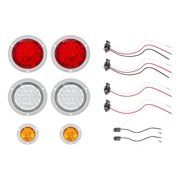 Truck-Lite ILS LED Tail Light Kit for 84-96 Jeep Cherokee XJ with JCR HD Tail Light Housings