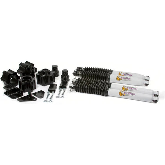 Daystar KJ09153BK 3" Lift Kit in Black with Scorpion Shocks for 07-18 Jeep Wrangler JK