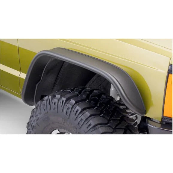 Bushwacker 10063-07 Front Flat Style Flares for 84-01 Jeep Cherokee XJ