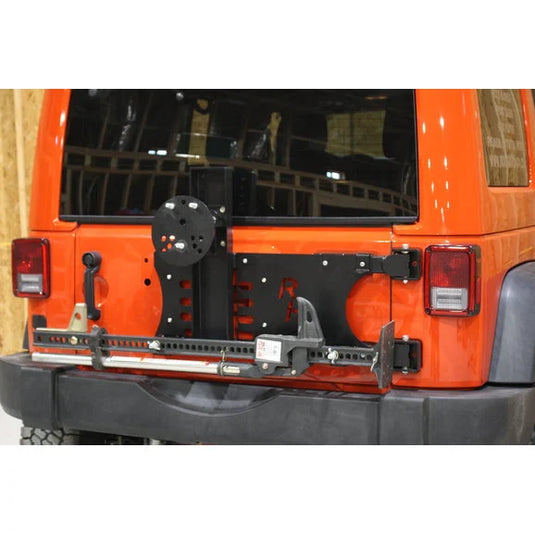 Rock Hard 4X4 RH-5050 Freedom Series Body Mount Tire Carrier for 07-18 Jeep Wrangler JK