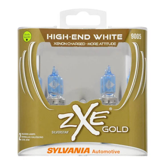 Load image into Gallery viewer, Sylvania 9006SZG.PB2 #9006 SilverStar zXe Gold Halogen Headlight Bulb 2 Pack
