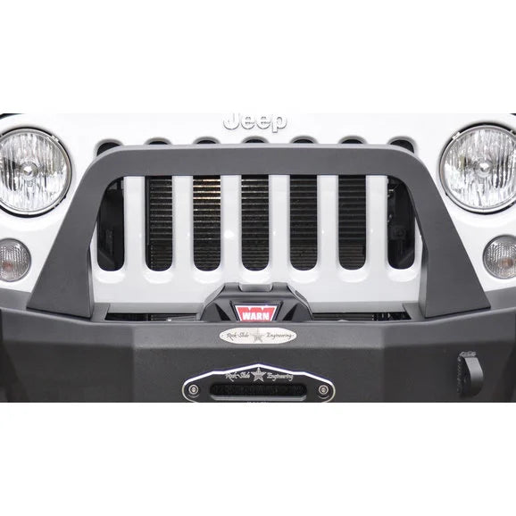 Rock Slide Engineering FB-JK-BB Bull Bar for RIGID Series Jeep Wrangler Bumper for 07-21 Jeep Wrangler JK, JL & Gladiator JT