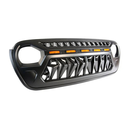 Overtread 19034 Borrego Front Grille for 18-20 Jeep Wrangler JL & Gladiator JT