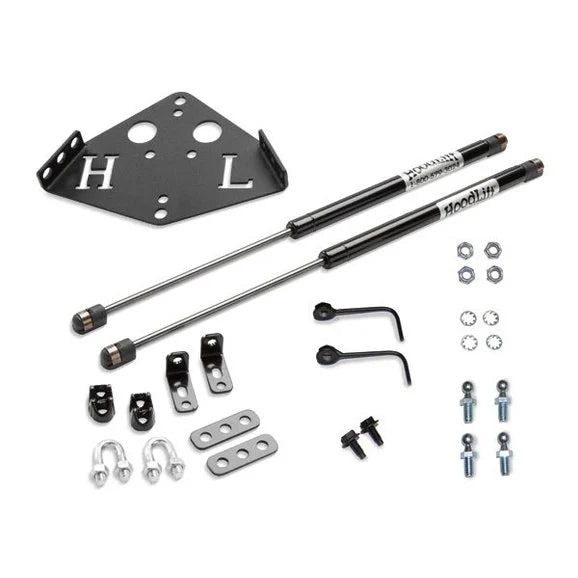 Warrior Products HL-99837 HoodLift for 97-06 Jeep Wrangler TJ & Unlimited