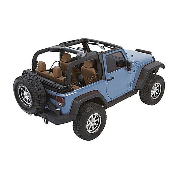 Load image into Gallery viewer, Bestop Jeep Logo Trektop Glide Soft Top for 07-18 Jeep Wrangler JK 2-Door
