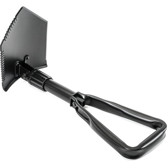 Quadratec Heavy Duty Folding Utility Shovel with Storage Pouch