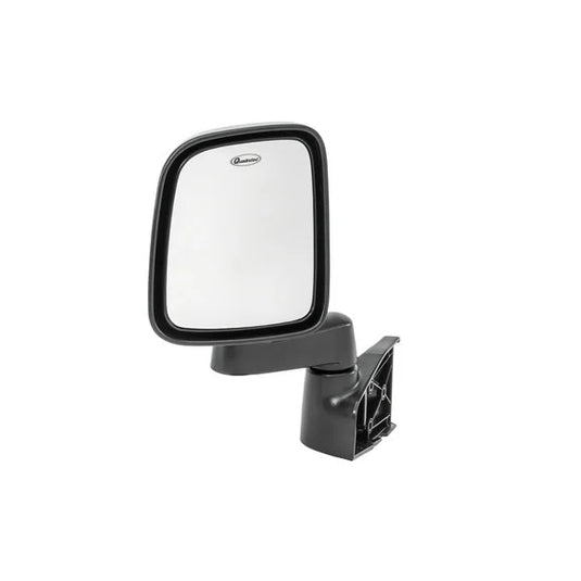 Quadratec 03-06 Factory Styling Replacement Mirror Kit in Black for 87-18 Jeep Wrangler YJ, TJ, 18-21 JK, JL & JT with Aftermarket Tube Doors