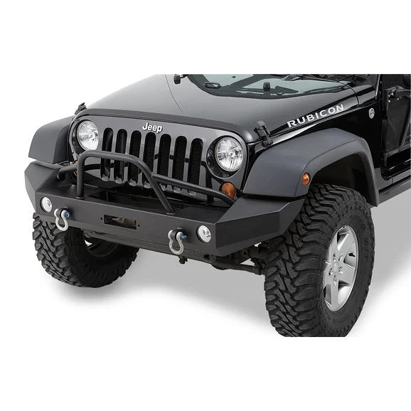 Warrior Products 59950 Full Width Front Winch Bumper with Brush Guard for 07-18 Jeep Wrangler JK