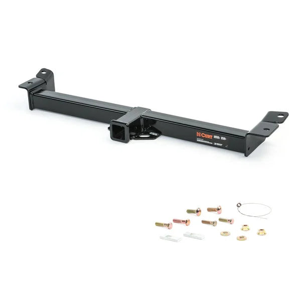 Load image into Gallery viewer, CURT 13408 2&quot; Class 3 Square Trailer Hitch for 97-06 Jeep Wrangler TJ
